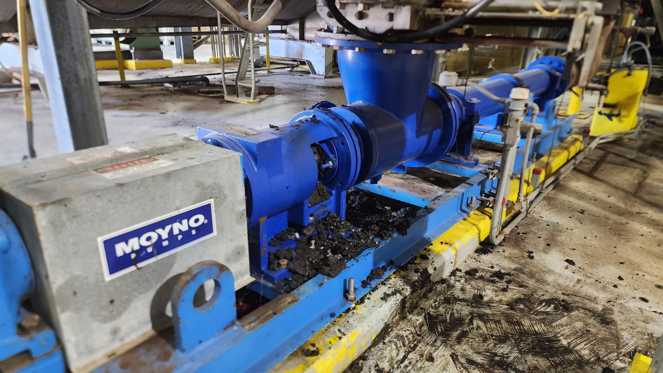 moyno pump in facility