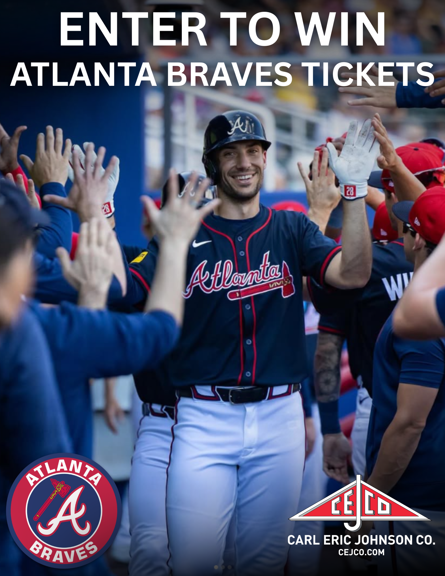 ENTER TO WIN BRAVES TICKETS SIGNUP SHEET