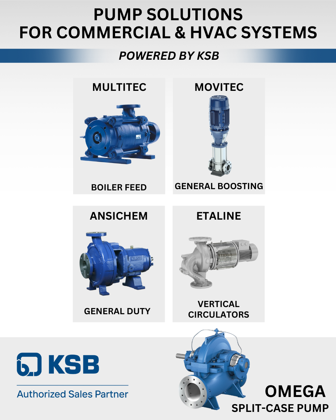 KSB pump solutions for Commercial HVAC systems