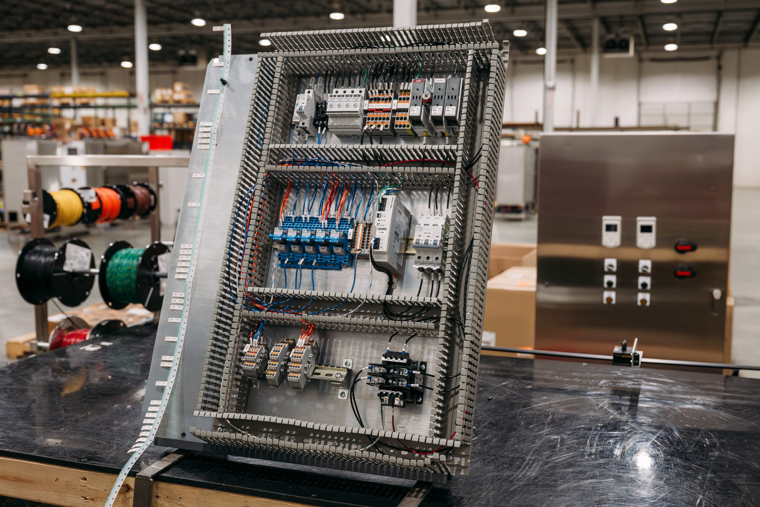 An example of an internal and external CEJCO control panel.