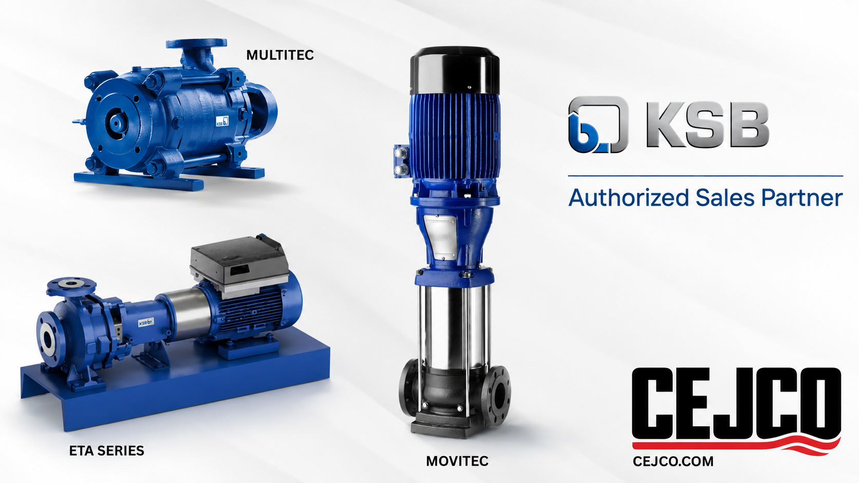 KSB pump products for boiler rooms.